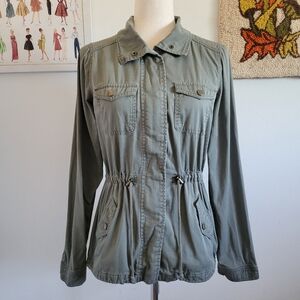 Delias | Y2K Army Green Cargo Jacket